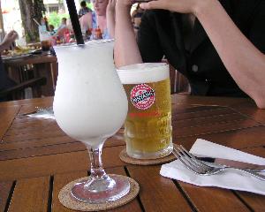 Poolside Restaurant Drinks