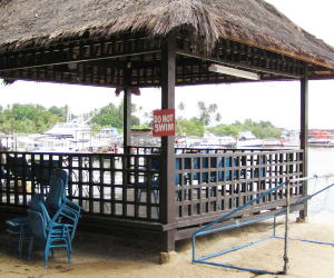 Do not swim in the beach