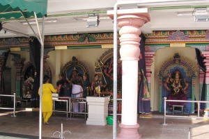 In front of Sultan Mosque