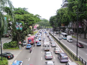 Front road of Galleria