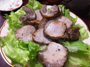 良い香りの豚肉♪