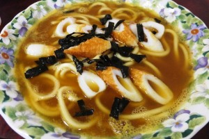 カレーうどん・こ調理後