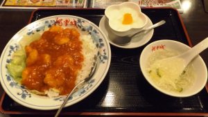 エビチリ丼