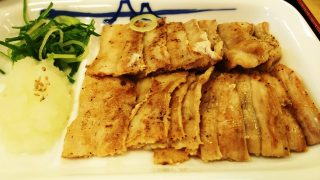 豚バラ・アップ｜松屋