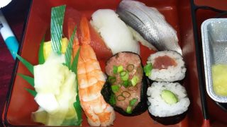 お寿司アップ（にぎりセットB）｜つきじ海賓